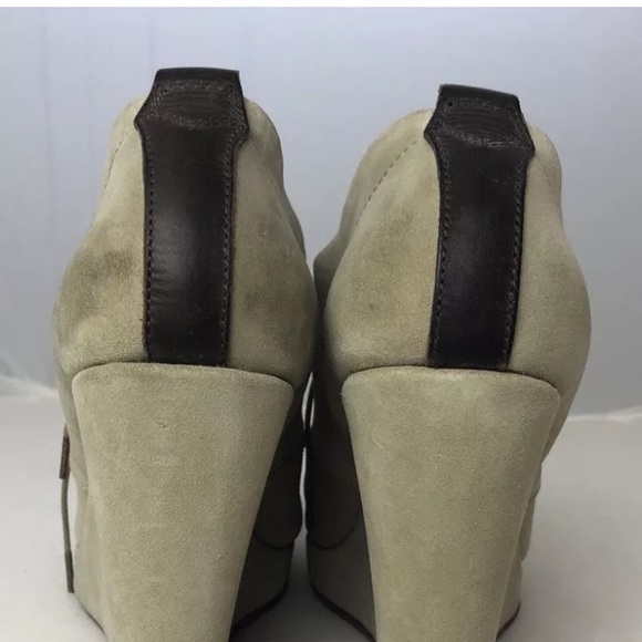 Rag & bone suede PLATFORM LACE UP SHOES - Picture 2 of 8